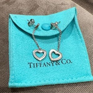 Tiffany Heart Drop Earrings